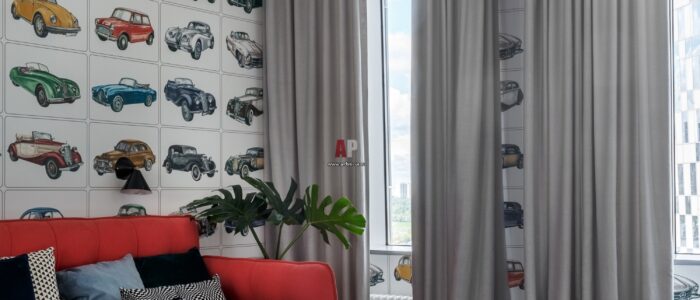 шторы в детскую комнату в современном стиле